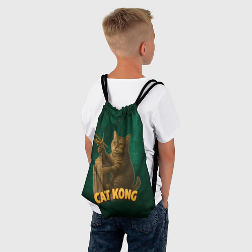 Мешок для обуви Cat Cong пародия на Кинг Конг / 3D-принт – фото 4