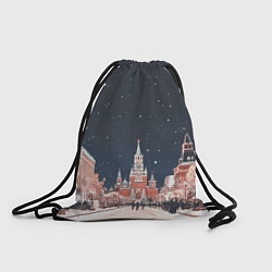 Рюкзак-мешок Праздничная ночь в Москве, цвет: 3D-принт