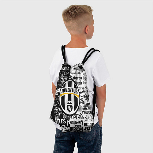 Мешок для обуви Juventus рок музыка / 3D-принт – фото 4