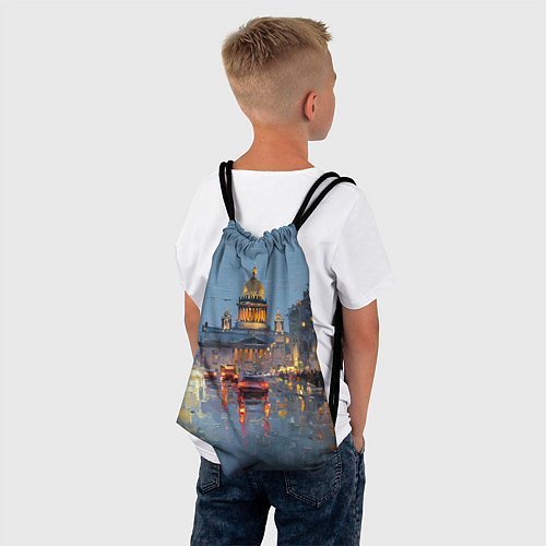 Мешок для обуви Зимний Питер / 3D-принт – фото 4