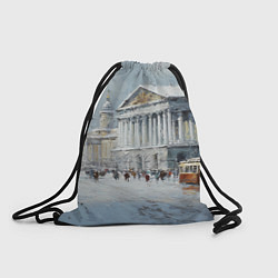 Мешок для обуви Зимний Питер красками