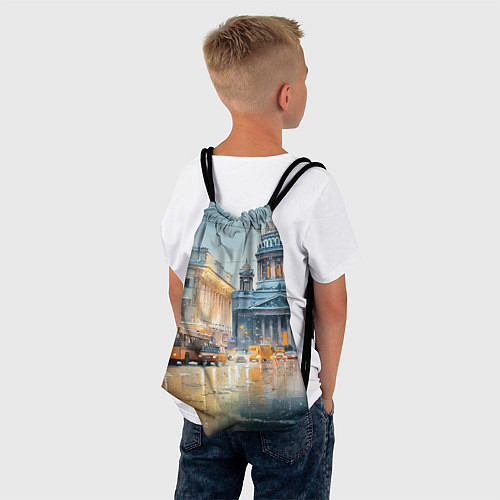 Мешок для обуви Зимний Питер / 3D-принт – фото 4