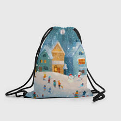 Мешок для обуви Новогодние каникулы