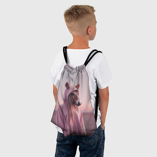 Мешок для обуви Лошадка в худи / 3D-принт – фото 4