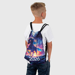 Рюкзак-мешок 2026 Фэнтези лошадка, цвет: 3D-принт — фото 2