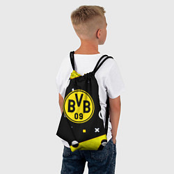 Рюкзак-мешок Borussia геометрия текстура, цвет: 3D-принт — фото 2