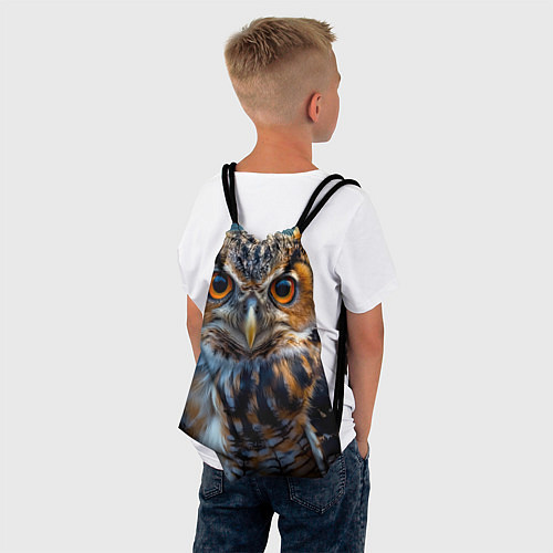 Мешок для обуви Лунная сова в лесу / 3D-принт – фото 4