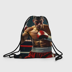 Рюкзак-мешок Боксёр в ринге, цвет: 3D-принт