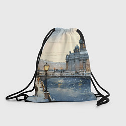 Мешок для обуви Санкт-Петербург снежный день