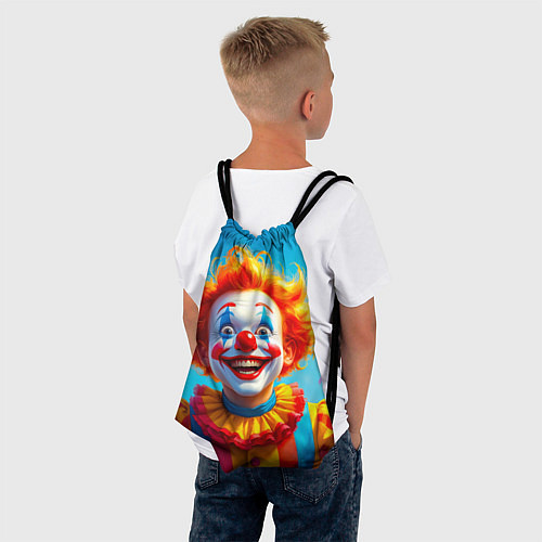 Мешок для обуви Весёлый клоун с шаром / 3D-принт – фото 4