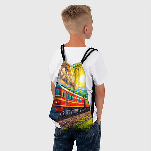 Мешок для обуви Рассветный маршрут / 3D-принт – фото 4