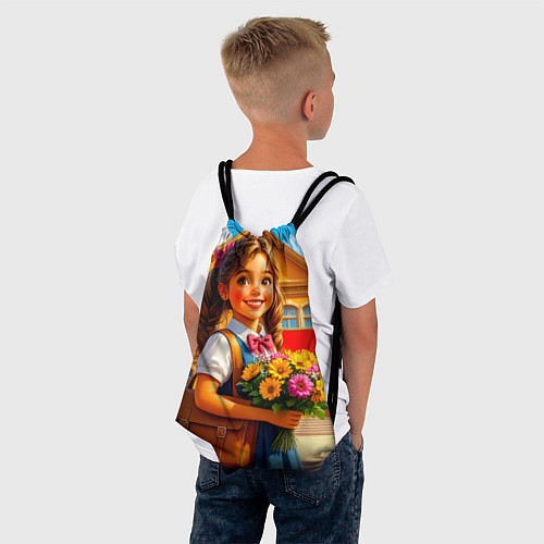 Мешок для обуви Первый школьный день / 3D-принт – фото 4