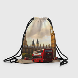 Рюкзак-мешок Лондон в осеннем сиянии, цвет: 3D-принт