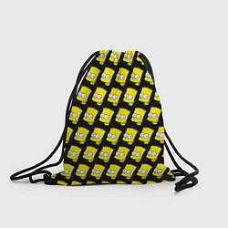 Рюкзак-мешок Барт Симпсон: узор, цвет: 3D-принт