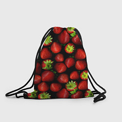 Рюкзак-мешок Клубничка, цвет: 3D-принт