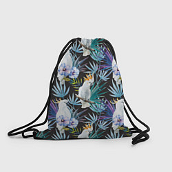 Рюкзак-мешок Тропические попугаи, цвет: 3D-принт