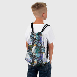 Рюкзак-мешок Тропические попугаи, цвет: 3D-принт — фото 2