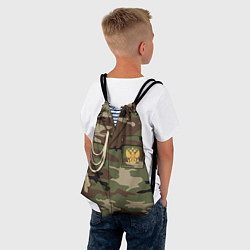 Рюкзак-мешок Униформа дембеля, цвет: 3D-принт — фото 2
