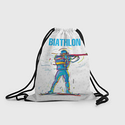 Рюкзак-мешок Биатлон, цвет: 3D-принт