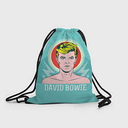 Рюкзак-мешок David Bowie: pop-art, цвет: 3D-принт