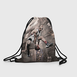 Рюкзак-мешок Баскетбол город, цвет: 3D-принт