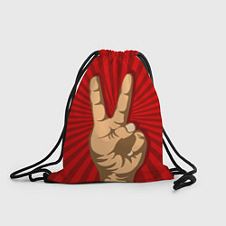 Рюкзак-мешок Всё Peace DATA, цвет: 3D-принт