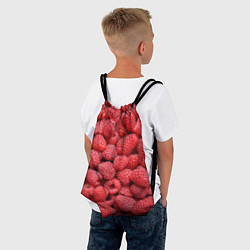 Рюкзак-мешок Малиновый мотив, цвет: 3D-принт — фото 2