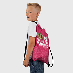 Рюкзак-мешок Её величество Марина, цвет: 3D-принт — фото 2