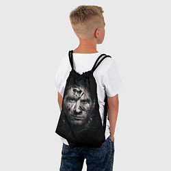 Рюкзак-мешок Messi Black, цвет: 3D-принт — фото 2