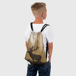 Рюкзак-мешок Олень на охоте, цвет: 3D-принт — фото 2