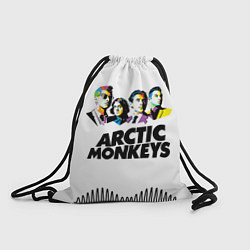 Рюкзак-мешок Arctic Monkeys: Music Wave, цвет: 3D-принт