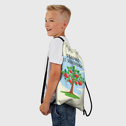 Рюкзак-мешок Яблоко от яблони, цвет: 3D-принт — фото 2