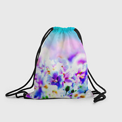 Рюкзак-мешок Цветочное поле, цвет: 3D-принт