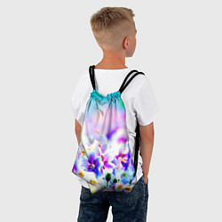 Рюкзак-мешок Цветочное поле, цвет: 3D-принт — фото 2