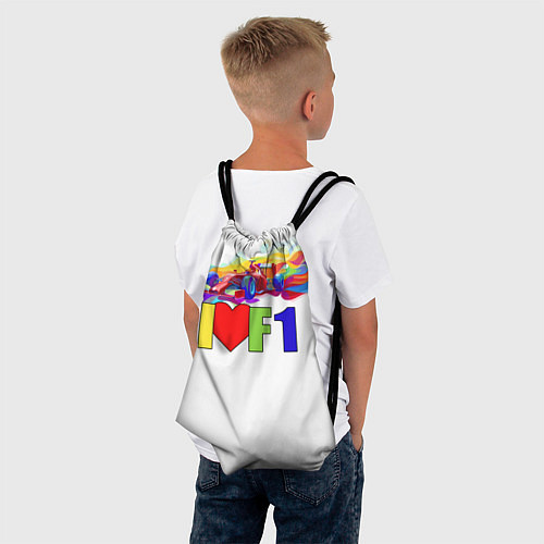 Мешок для обуви Я люблю F1 / 3D-принт – фото 4