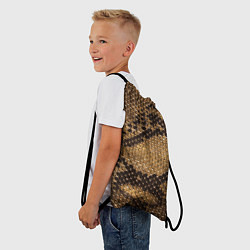 Рюкзак-мешок Змеиная кожа, цвет: 3D-принт — фото 2