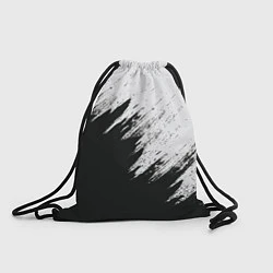 Рюкзак-мешок Черно-белый разрыв, цвет: 3D-принт