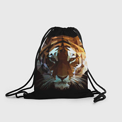 Рюкзак-мешок Poly Tiger, цвет: 3D-принт