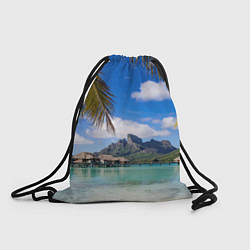 Рюкзак-мешок Бора-Бора, цвет: 3D-принт