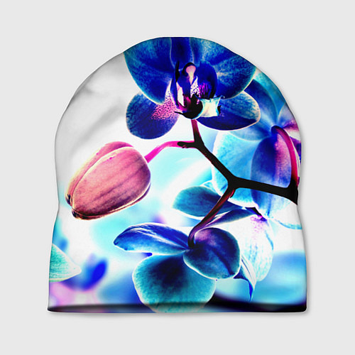 Шапка Фиолетовая орхидея / 3D-принт – фото 1