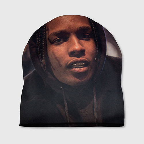 Шапка ASAP Rocky: Black Hip-Hop / 3D-принт – фото 1