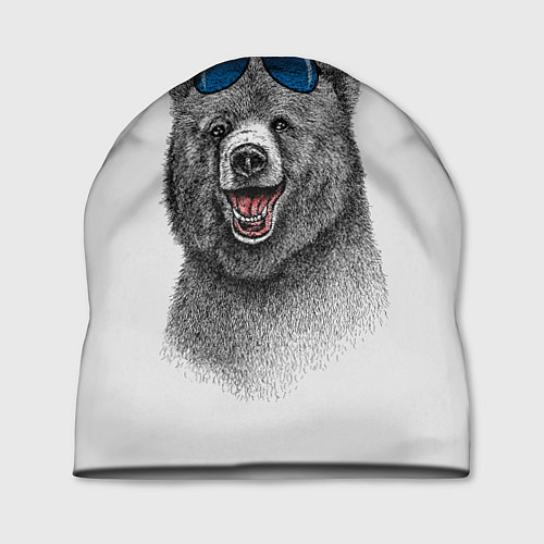 Шапка Счастливый медведь / 3D-принт – фото 1