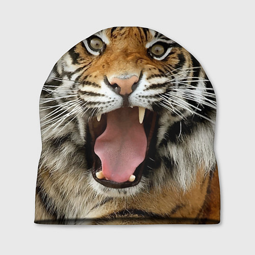 Шапка Удивленный тигр / 3D-принт – фото 1