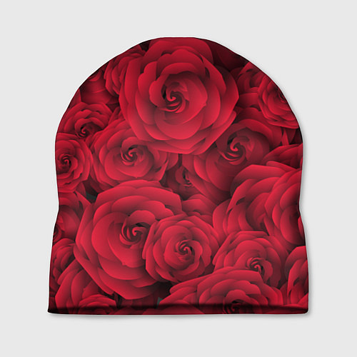 Шапка Красные розы / 3D-принт – фото 1