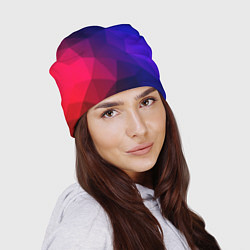 Шапка Red&Blue, цвет: 3D-принт — фото 2