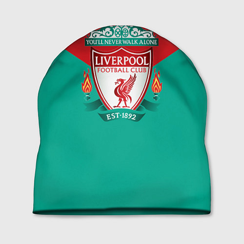 Шапка Liverpool: Green style / 3D-принт – фото 1