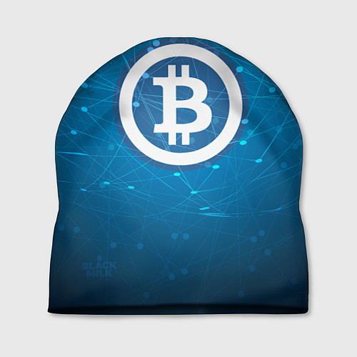 Шапка Bitcoin Blue / 3D-принт – фото 1