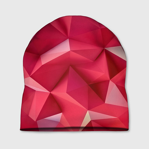 Шапка Розовые грани / 3D-принт – фото 1