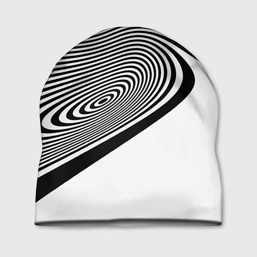Шапка Black & White Illusion / 3D-принт – фото 1