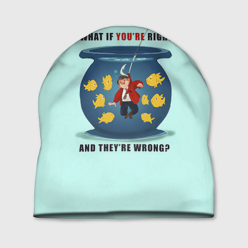 Шапка What if you're right / 3D-принт – фото 1